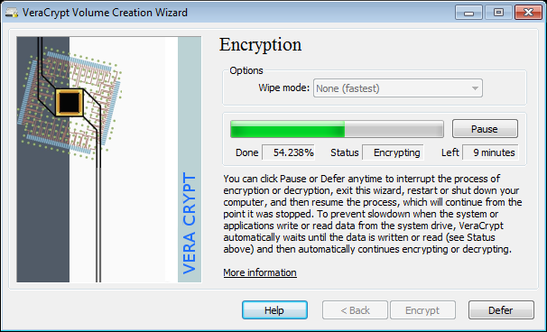 VeraCrypt Partition Encryption